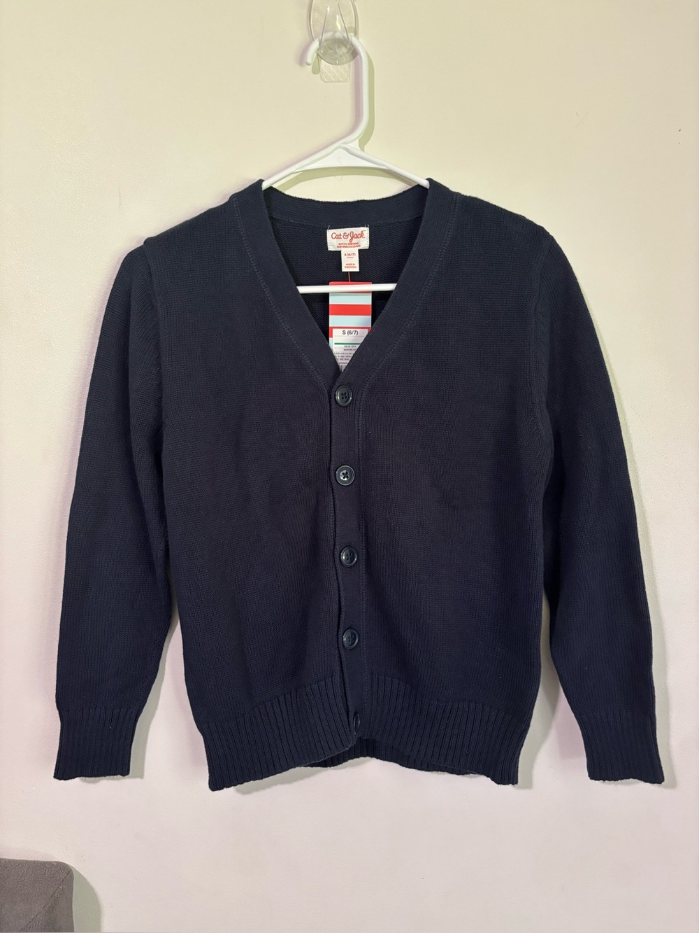 Cat & Jack Uniform Cardigan Size S